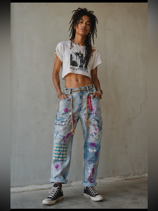 Free People Other - CRAM.x Ecko drop crotch jeans